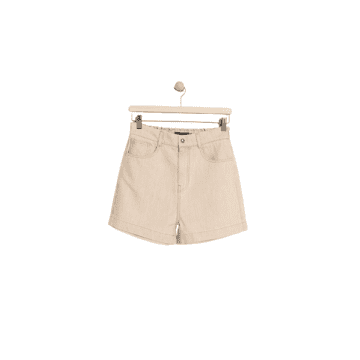 Indi And Cold Plain Twill Shorts In Dahlia