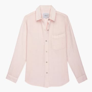 Shop Rails Ellis Cotton Shirt In Pink