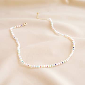 Karabo Miyuki Beads And Pearl Clasp Necklace