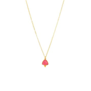 Ashiana Lola Triangle Gemstone Necklace