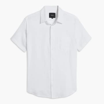Shop Rails Fairfax White Short Sleeve Cotton Shirt