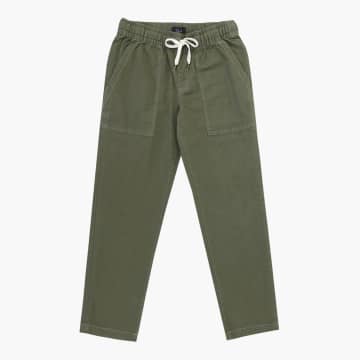 Rails Gobi Olive Green Linen Trouser