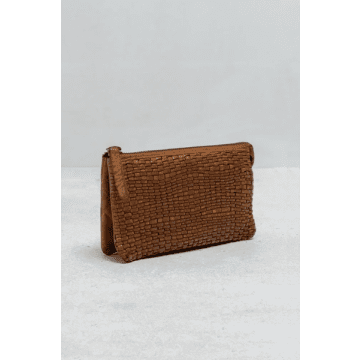 Indi And Cold Plaited Leather Wallet