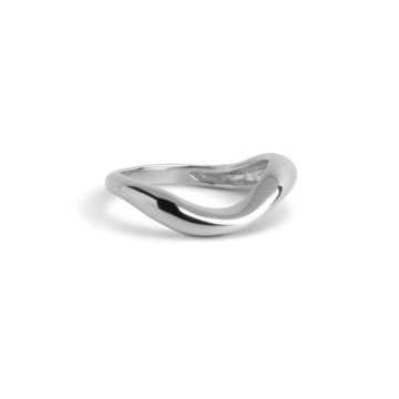 Enamel Copenhagen Small Silver Agnete Ring In Metallic