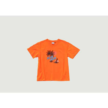 Carne Bollente Kids' Club Mad T-shirt In Orange