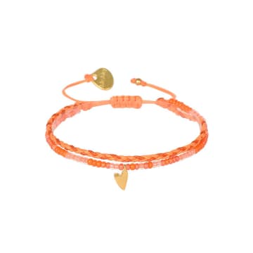 Mishky Summer Love 2.0 Bracelet In Orange