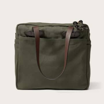 Shop Filson Tote Bag In Green