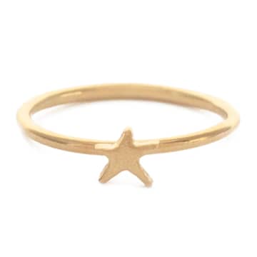 Épanoui Star Charm Ring In Gold