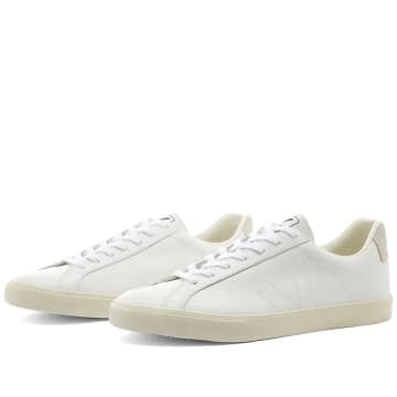 Shop Veja Esplar Clean Leather Sneaker Extra White