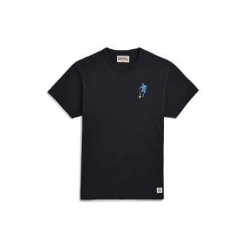 Admiral Sporting Goods Co. Admiral Aylesbury Freeform Embroidery Football T-shirt In Black