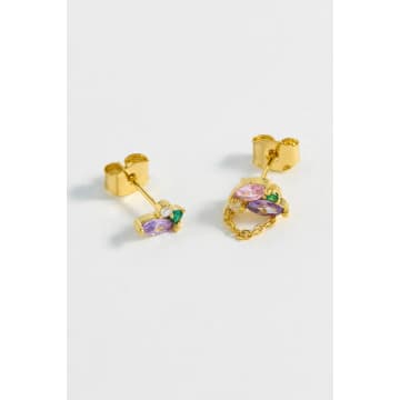 Estella Bartlett Multicolour Cz Earrings