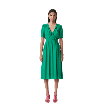 Suncoo Ciska Dress In Vert