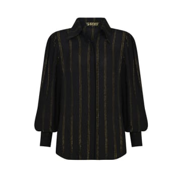 Stardust Black Golden Stripe Amelia Shirt