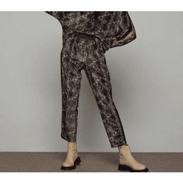 Access Fashion Pavia Croco Snake Pants