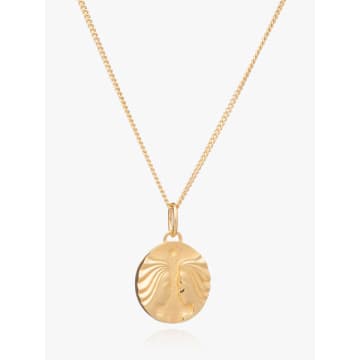 Rachel Jackson Gold Gemini  Zodiac Art Coin Necklace