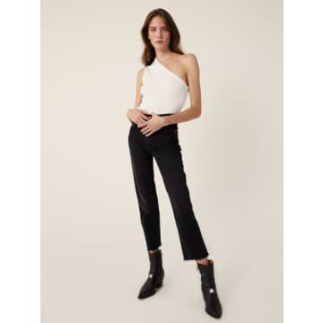 Dl1961 Patti Straight High Rise Jeans In Corvus