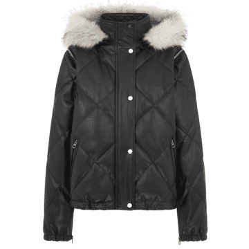 Urbancode Black Quilted Puffer Jacket