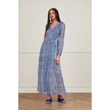 Shop Fabienne Chapot Blue Azure Maxi Dress