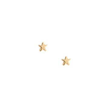 Épanoui Mini Star Studs In Gold