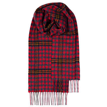 Lochcarron Of Scotland Red Red Rose Scarf