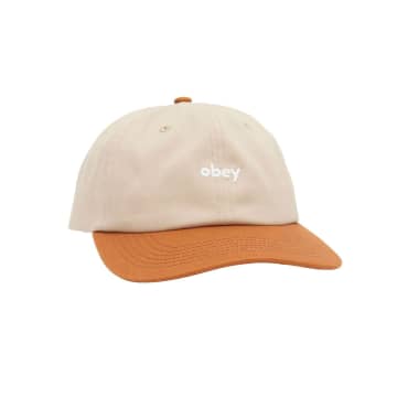 Obey Benny 6 Panel Snapback In Neutrals