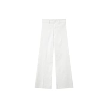 Grace & Mila Wide Cut Trousers In White