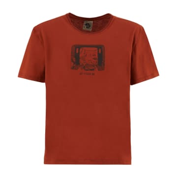 E9 T Shirt Van Uomo Red Clay