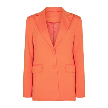 Designers Remix Zoe Slim Blazer In Orange