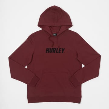 Hurley Fastlane Solid Pullover Hoodie In Russet