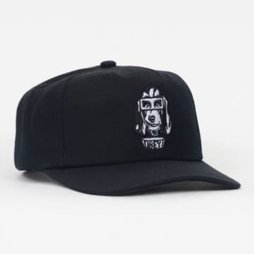 Obey Dawg 6 Panel Classic Snapback In Black