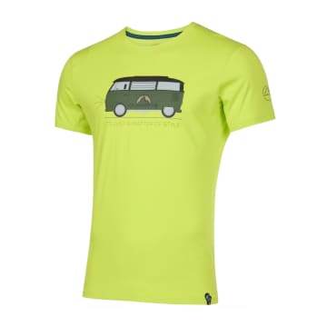 La Sportiva Van Men's Lime Punch T-shirt In Green
