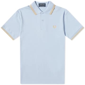 Fred Perry Reissues Original Twin Tipped Polo Lido Blue