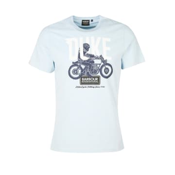 Barbour International Thrift Graphic-print T-shirt Pale Sky