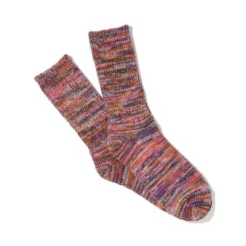 Anonymous Ism 5 Colour Crew Sock In Purple