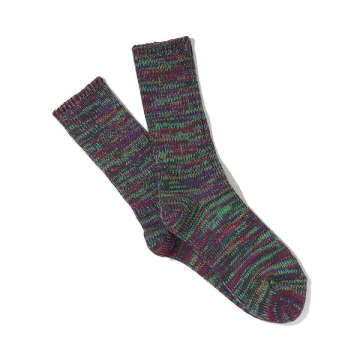 Anonymous Ism 5 Colour Crew Mix Sock In Purple