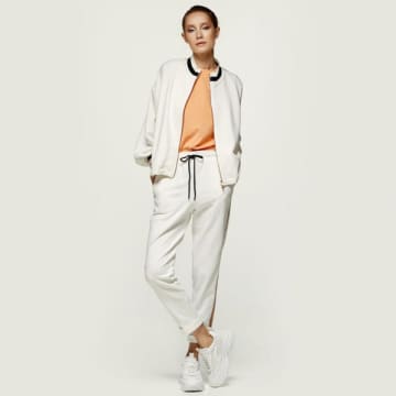 Access Fashion Annie Sports Luxe Pants In White