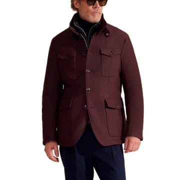 Montecore Oxblood Red Ultra High Density Fabric Winter Jacket