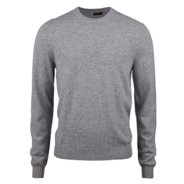 Stenströms Grey Cashmere Crew Neck Sweater