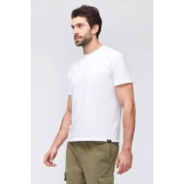 7 For All Mankind White Luxe Performance T Shirt