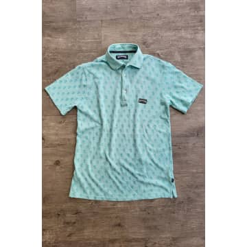 Vilebrequin Aqua Stamp Cotton Pique Slim Fitting Polo Shirt