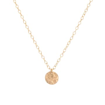 Épanoui Radiance Coin Long Necklace In Gold