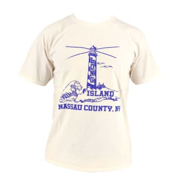 Wild Donkey T-shirt Long Island Uomo Cream In Neutrals
