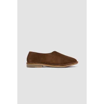 Jacques Soloviere Luz Slipper Suede Calf Woody