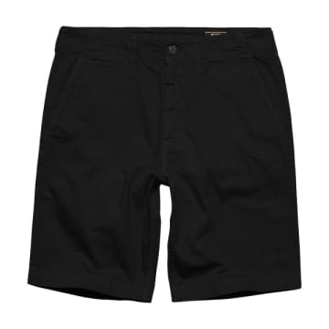 Superdry Vintage Officer Chino Shorts In Black