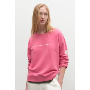 Ecoalf Cagliari Sweatshirt In Pink
