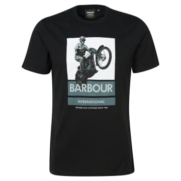 Barbour International Archie Graphic-print T-shirt Black