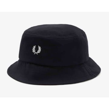Fred Perry Pique Bucket Hat (black)