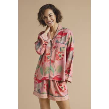 Karabo Powder Designs Crane At Sunrise Supersoft Summer Pyjamas L