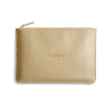 Katie Loxton Gold Champagne Perfect Pouch