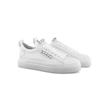 & Schmenger White Calf Sneakers | ModeSens